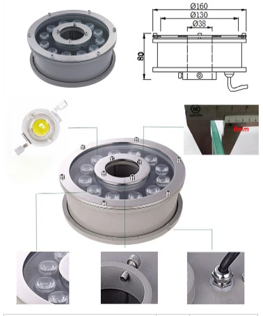 ����������� ������������ ��������� �� ��������� ������� / IP68 / Aqua180ZMK-6W